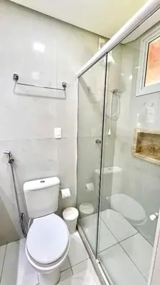 Uma casa de banho em Suíte ACONCHEGO no Villa do porto a 300m do Beach Park e a 5 minutos a pé da praia