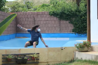 A piscina em ou perto de Casa Mar Taíba