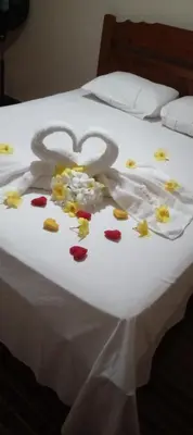Uma cama ou camas num quarto em Village Lagoinha Ceará