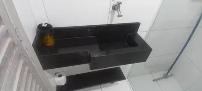 Uma casa de banho em Casa Friozinho da serra