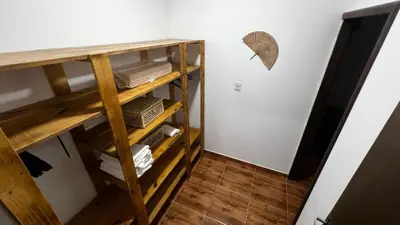 Uma ou mais camas em beliche num quarto em Casa Movimento