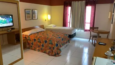 A planta de Flat com vista para o mar
