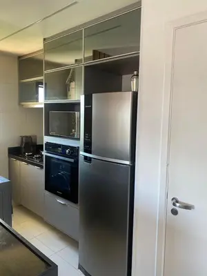 A cozinha ou kitchenette de VG Sun Cumbuco Ap do Lu