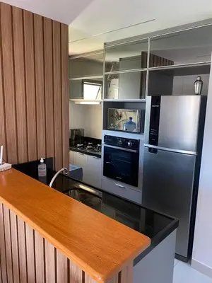 A cozinha ou kitchenette de VG Sun Cumbuco Ap do Lu