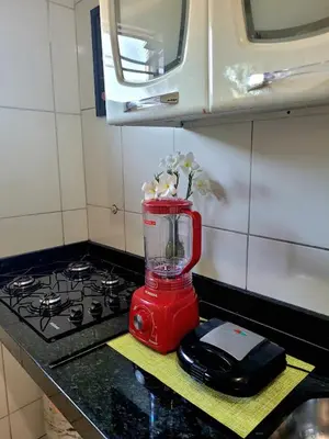 A cozinha ou kitchenette de Teto Hospedagens Va