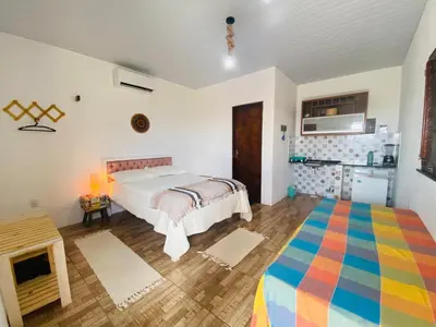 Uma cama ou camas num quarto em Moreira's paradise