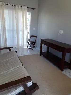 Uma cama ou camas num quarto em Apartamento Taiba Kite Beach Vista Mar