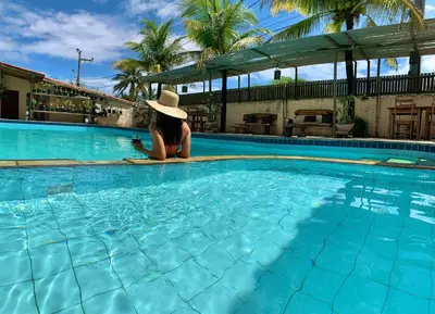 A piscina em ou perto de Pousada Borboleta