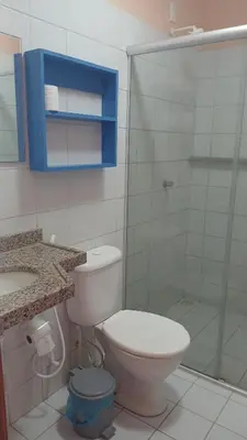 Uma casa de banho em Flat Casa Taiba 2002