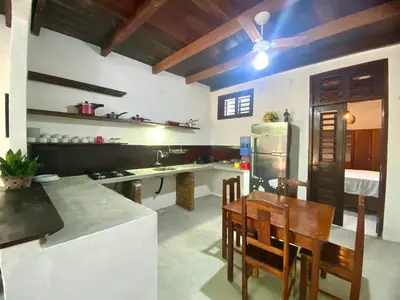 A cozinha ou kitchenette de Casa Amiga Jeri