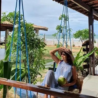 Studio pé na areia com 2 quartos