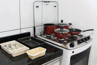 A cozinha ou kitchenette de Pousada Brisas