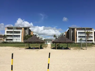 O edifício onde o apartamento está situado