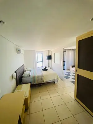 Uma cama ou camas num quarto em Velas do Mucuripe by DS Imóveis