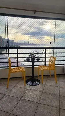 Uma varanda ou terraço em Vista do Mucuripe by DS Imóveis