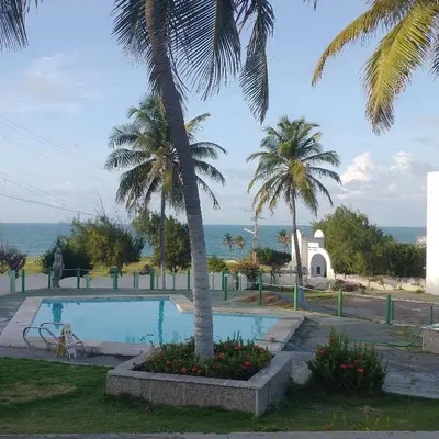 A piscina em ou perto de Porto Canoa Vista Encantadora do Mar - Thassos 101, Aracati-CE