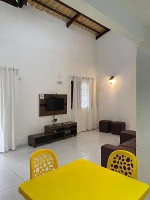 Uma televisão e/ou sistema de entretenimento em Casa de Serra Guaramiranga