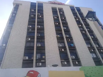 O edifício onde o apartamento está situado