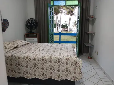 Uma cama ou camas num quarto em Porto Canoa Apartamento com Vista Encantadora para o Mar, Thassos 101
