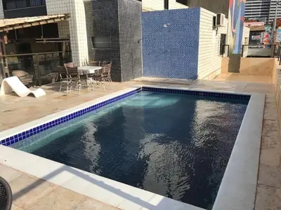A piscina em ou perto de 106 Flat mobiliado na Praia de Iracema