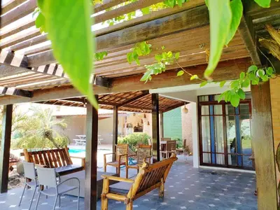 Uma varanda ou terraço em Beach Bela