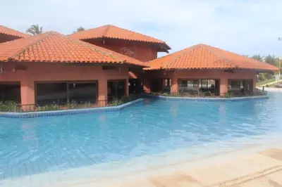 A piscina em ou perto de Apartamento Aquaville Resort Vista Mar próximo Beach Park Ceará