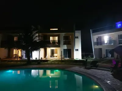 A piscina em ou perto de VILAS NA PRAIA RESIDENCE O PARAÍSO É AQUI