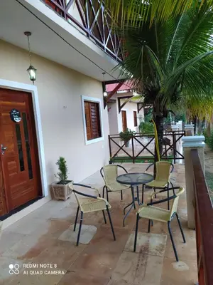 Uma varanda ou terraço em Guaramiranga-ce Chalé do Rei