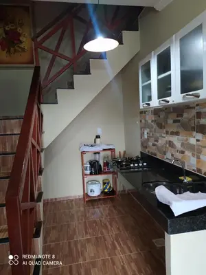 A cozinha ou kitchenette de Guaramiranga-ce Chalé do Rei