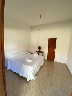 Uma cama ou camas num quarto em Takito Kite House, Praia da Baleia, Itapipoca CE