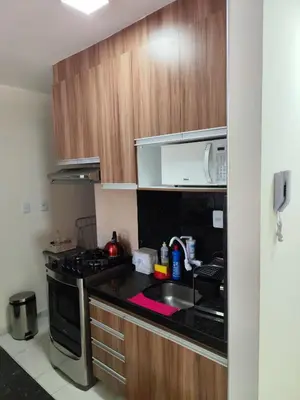 A cozinha ou kitchenette de Lindo Apartamento na Praia do Futuro