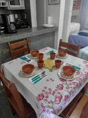 Refeições no apartamento ou nas proximidades
