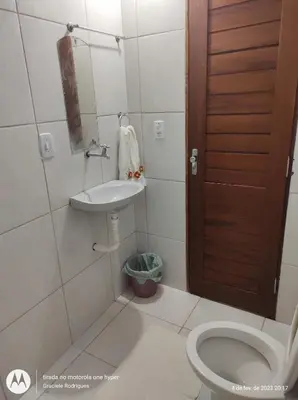 Uma casa de banho em Suíte GUARAMIRANGA no Sítio