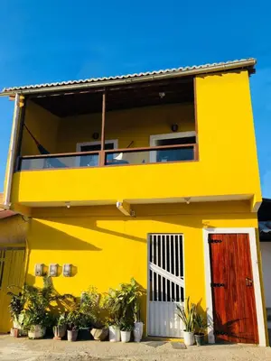 O edifício onde a casa de férias está situado