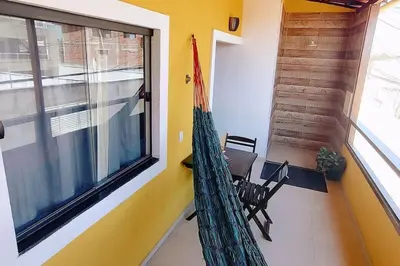 Uma varanda ou terraço em Casa do Sol Flecheiras