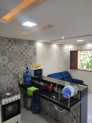 A cozinha ou kitchenette de Aconchego do Áureo