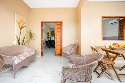 A planta de Casa no PREÁ COM PISCINA !