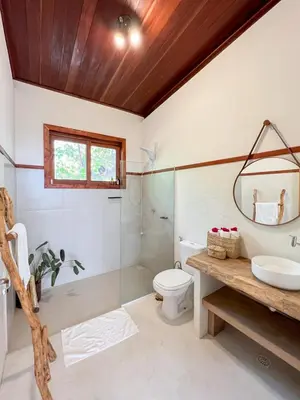 Uma casa de banho em Casa Janela da Lua