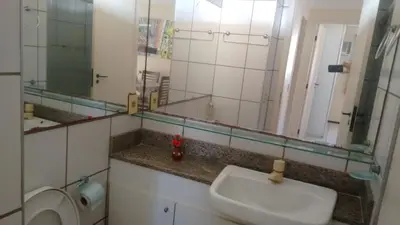 Uma casa de banho em Apartamento Residence Praia Porto Iracema