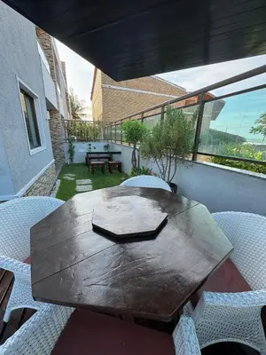 Uma área de estar em AP 103 com Piscina privativa - Flecheiras Residence Summer Plus