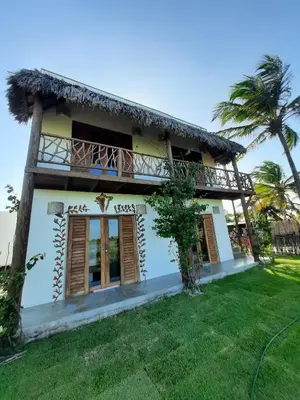 O edifício onde a casa de hóspedes está situado