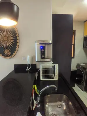 A cozinha ou kitchenette de VG Sun Cumbuco Sea Breeze Vista Mar