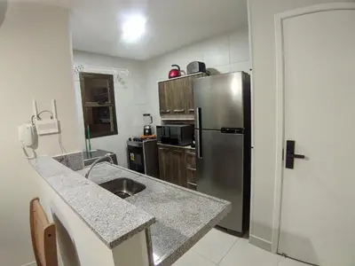 A cozinha ou kitchenette de VG Sun Cumbuco Sea Breeze Vista Mar