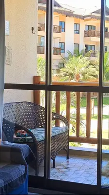 Uma varanda ou terraço em VG SUN CUMBUCO-Lake Flat C1 201 1 a 4 pessoas