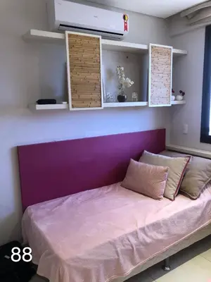 Uma cama ou camas num quarto em Mandara Kauai - Apartamento 3 quartos Porto das dunas