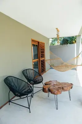 Uma área de estar em Vila Tuga