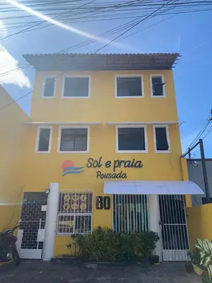 A planta de pousada Sol e Praia