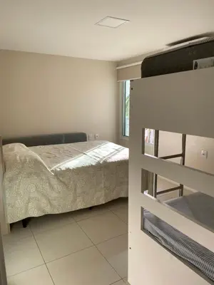 Uma cama ou camas num quarto em Conforto e Lazer no Golf Ville Resort Alto Padrão