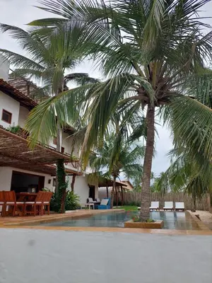 O edifício onde a casa de hóspedes está situado