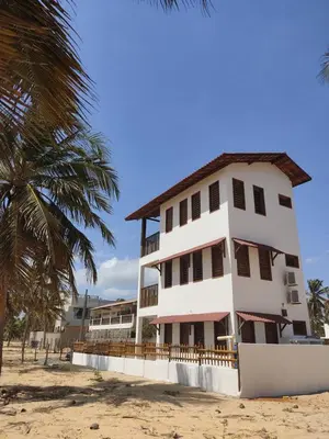 O edifício onde o apartamento está situado